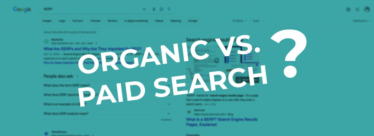 Organic vs. Paid Search Results